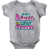not princess queen Baby Onesie
