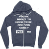 hacking time Zipper Hoodie