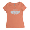 nbc psych fist bump Women's Triblend Scoop T-shirt