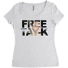 Free Tay-k Women's Triblend Scoop T-shirt