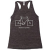 i believe i can ride Racerback Tank