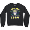 legends are born in 1986 hoodie 9 Crewneck Sweatshirt