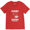 Fight Night V-Neck Tee