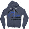 I Don't Care How Many Miles Per Gallon Zipper Hoodie