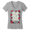 Women's March Hear Our Voice Women's V-Neck T-Shirt