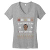 do you wanna go to war buh lah kay Women's V-Neck T-Shirt