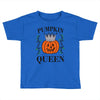 halloween pumpkin queen Toddler T-shirt