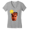 Kim Jong Un Ice T Women's V-Neck T-Shirt