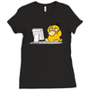 computer psy Ladies Fitted T-Shirt