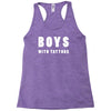 boys with tattoos Racerback Tank
