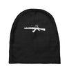 banksy style ak47 art   funny Baby Beanies