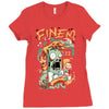 zombie (3) Ladies Fitted T-Shirt