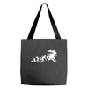alien evolution   mens funny Tote Bags