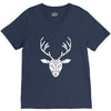 poly deer V-Neck Tee
