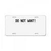 do not want License Plate