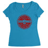falling confucius Women's Triblend Scoop T-shirt