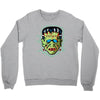 vintage frankenstein mask Crewneck Sweatshirt