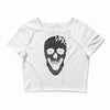 skull triangle Crop Top
