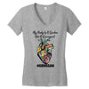 my body is a garden, not a graveyard Women's V-Neck T-Shirt