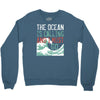 the ocean is calling Crewneck Sweatshirt