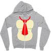 gorilla chest Zipper Hoodie