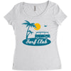 surf club Women's Triblend Scoop T-shirt