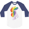 rooster pride 3/4 Sleeve Shirt