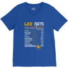 Leo Facts Zodiac V-Neck Tee