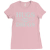 hugs and drugs Ladies Fitted T-Shirt