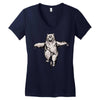 balance bear Women's V-Neck T-Shirt