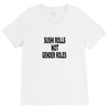 cute gender roles V-Neck Tee