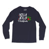 holly jolly christmas Long Sleeve Shirts
