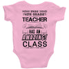 This 4 TH Grade Teacher Has An Amazing! Class Baby Onesie