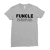 Funcle Like Dad, Only Cooler Ladies Fitted T-Shirt