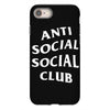 anti social social club White logo iPhone 8