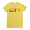 santa i'm a big fun Ladies Fitted T-Shirt
