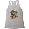 burger skull Racerback Tank