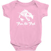 fear no fish Baby Onesie