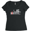 case ih farm center line Women's Triblend Scoop T-shirt