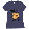 funny cat Ladies Fitted T-Shirt