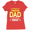 proud dad nurse Ladies Fitted T-Shirt