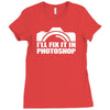 funny camera photography (2) Ladies Fitted T-Shirt