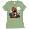 jawas love droids Ladies Fitted T-Shirt