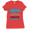 push me around grandpa Ladies Fitted T-Shirt