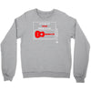 anti war guitar folk music writers Crewneck Sweatshirt