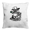 vandal squad Throw Pillow