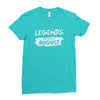 legends are born in august Ladies Fitted T-Shirt