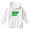 gps logo free exit 63 beach haven Youth Hoodie