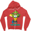 rufu the skaterwolf Zipper Hoodie