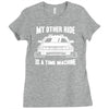 my other ride is a time machine Ladies Fitted T-Shirt